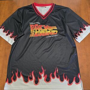 Black Keys Presents Back To The Grind Flame Trimmed Short Sleeve Jersey 3XL